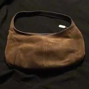 Coach hobo handbag, brown suede, gently used